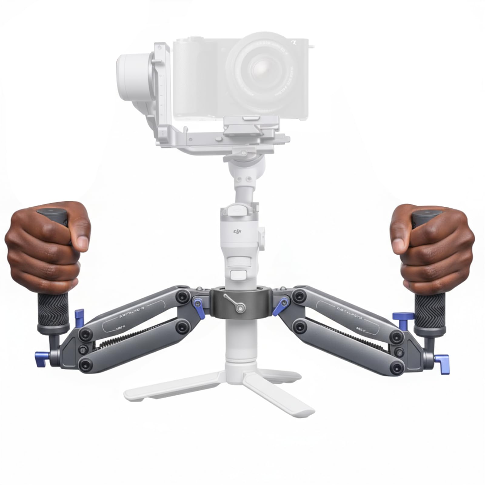Amazon.com : Z Axis Spring Gimbal Dual Handle Grip with NATO Clamp