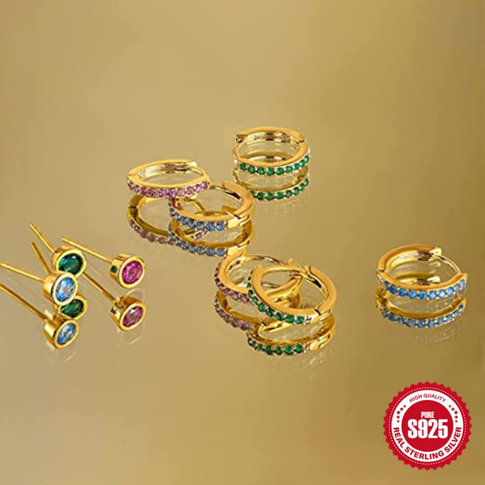 Orecchini da donna, in argento 925, per tutti i giorni, festivi, eleganti, vintage, per feste di compleanno, autunno, inverno, dolcezza