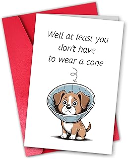 Funny Get Well Soon Card Gift for Friend Men Women, Hilarious Speedy Surgery Recovery Card for Him Her, Humorous Encouragement Support Gift