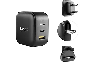 Minix 66W 3-Port GaN Wall Charger: Turbocharged Power for Your Devices