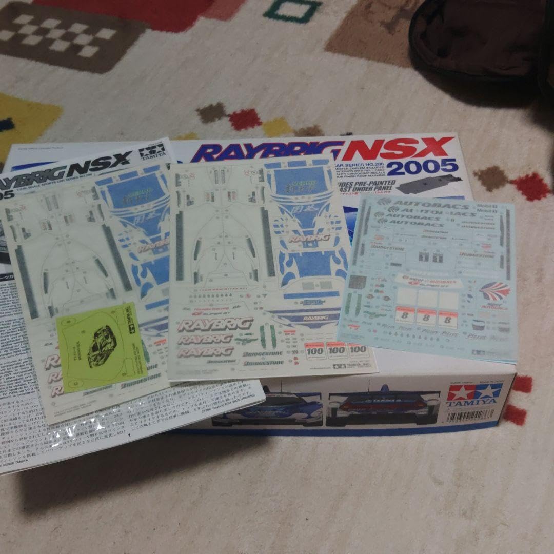 Amazon | タミヤ 1/24 レイブリックNSX スペアデカール付 | プラモデル  