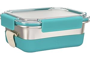 Stainless Steel Lunch Box with Silicone Sleeve