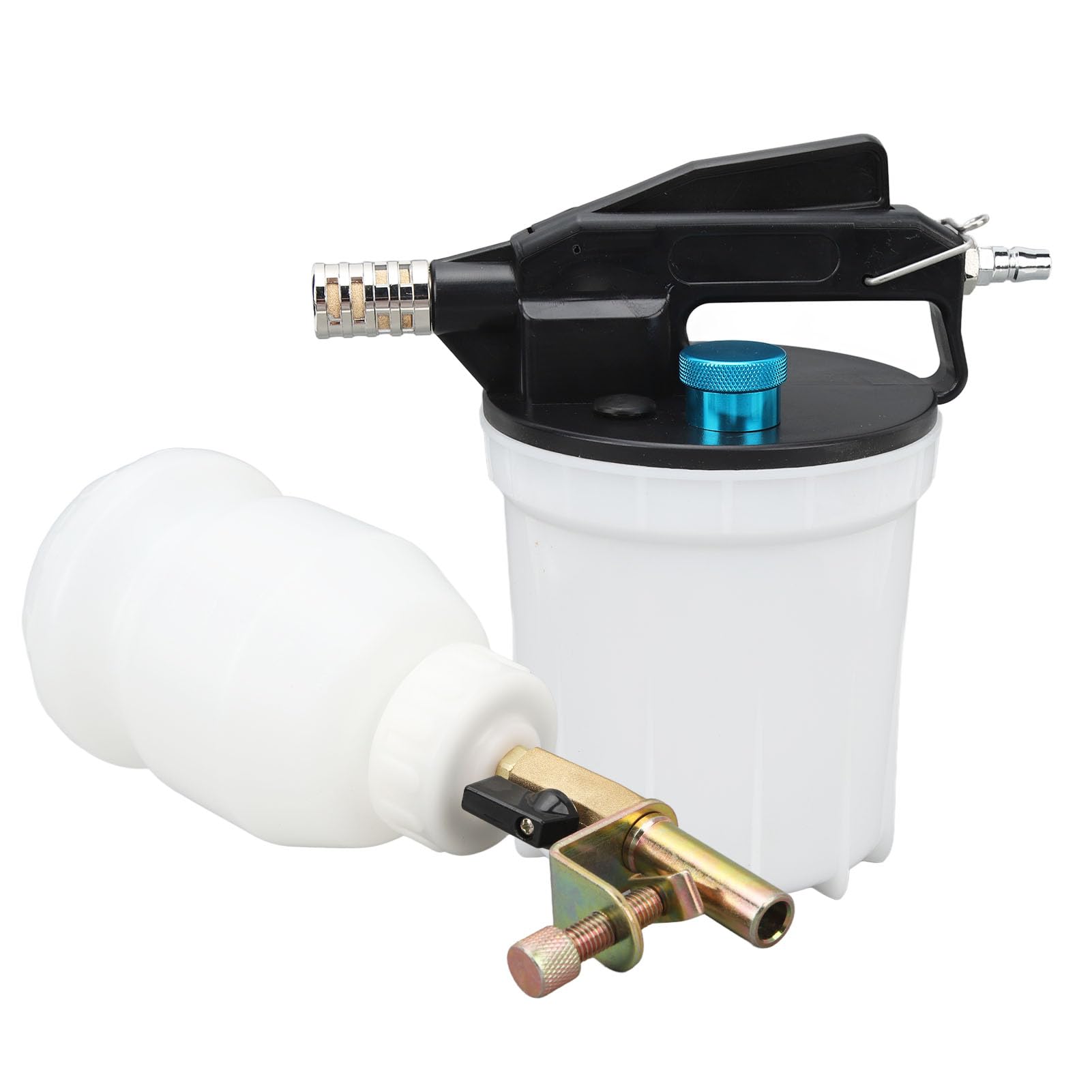 EIMSOAH 2L Air Brake Pressure Bleeder Pump Kit, Vacuum Brake Fluid Extractor with 1L Refill Bottle for Automotive Bleeding, System Bleeder Tools Universal for Vehicles