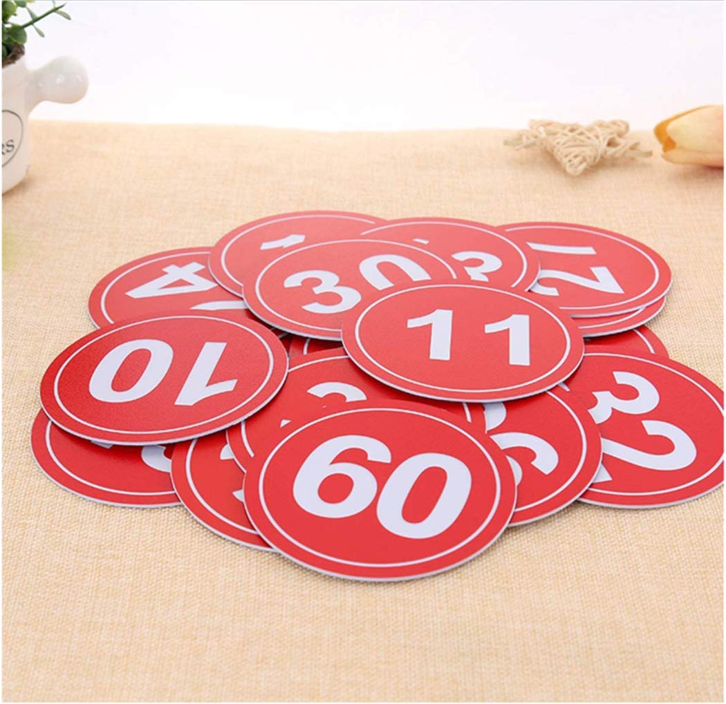 Zzooi10PCS Participants Tag Numbers Player Label Number with Safety Pin 1 to 10