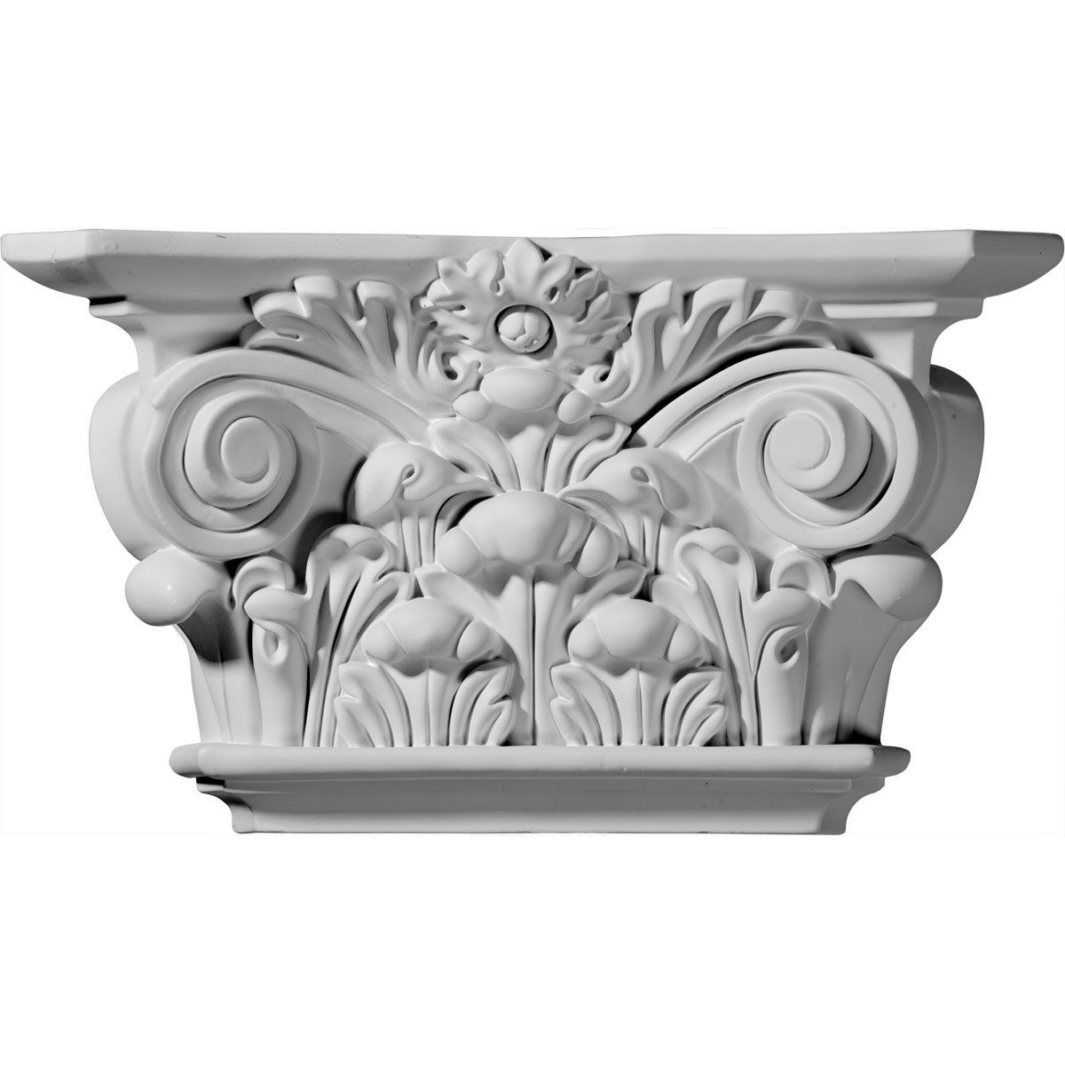Ekena Millwork CAP12X06X03AC Capital, 12 1/4"W x 6 7/8"H, Factory Primed White