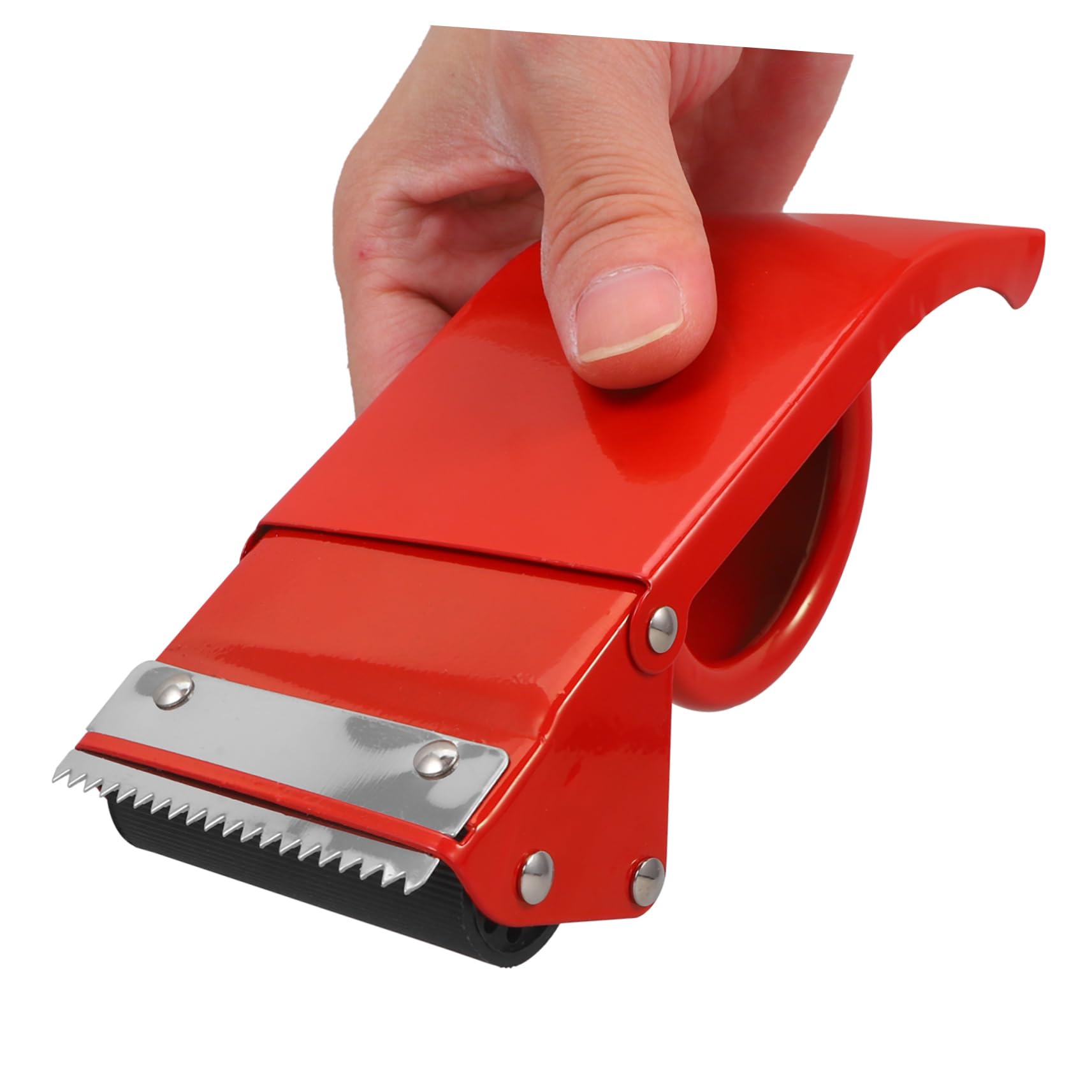 TEHAUX 4stücke Tape Dispenser Metall Für Büro Und Zuhause Tragbarer Klebebandabroller Mit Praktischem Cutter Für Schreibtisch Bastelprojekte Und Versand