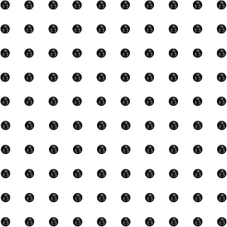 uxcell 100pcs POM Plastic Bearing Balls, 3/16"(4.5mm) Solid Plastic Balls G2 Precision Polypropylene Mini Ball, Black