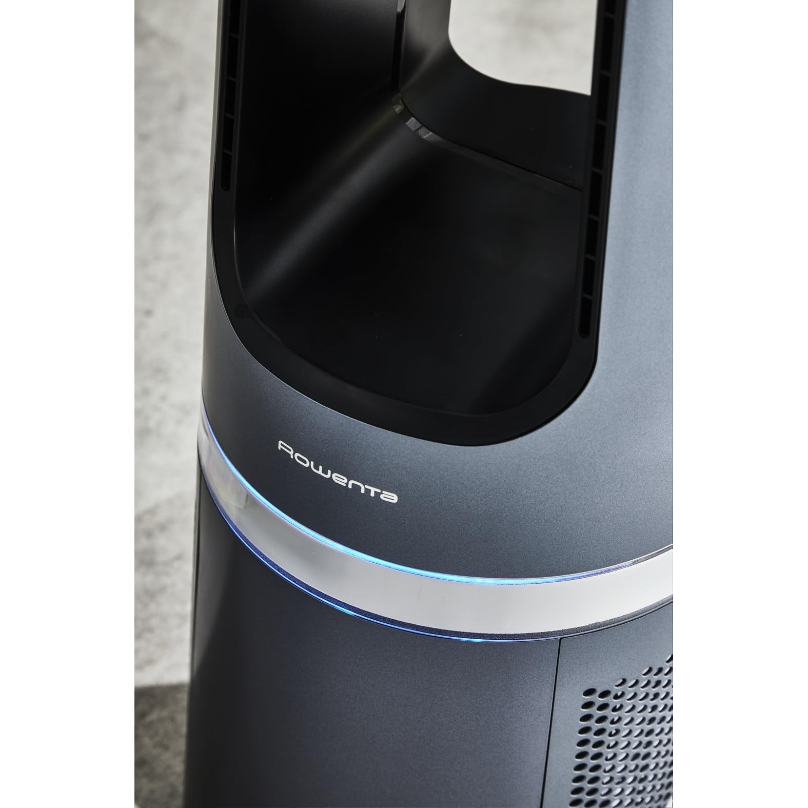 Rowenta Eclipse 2in1 Luftreinigungsventilator, Ventilator und Luftreiniger, bis zu 99,95% der Feinpartikel, Luftstrom bis 8m, Oszillation, 12 Geschwindigkeiten, Nacht-Modus, QU5030F0