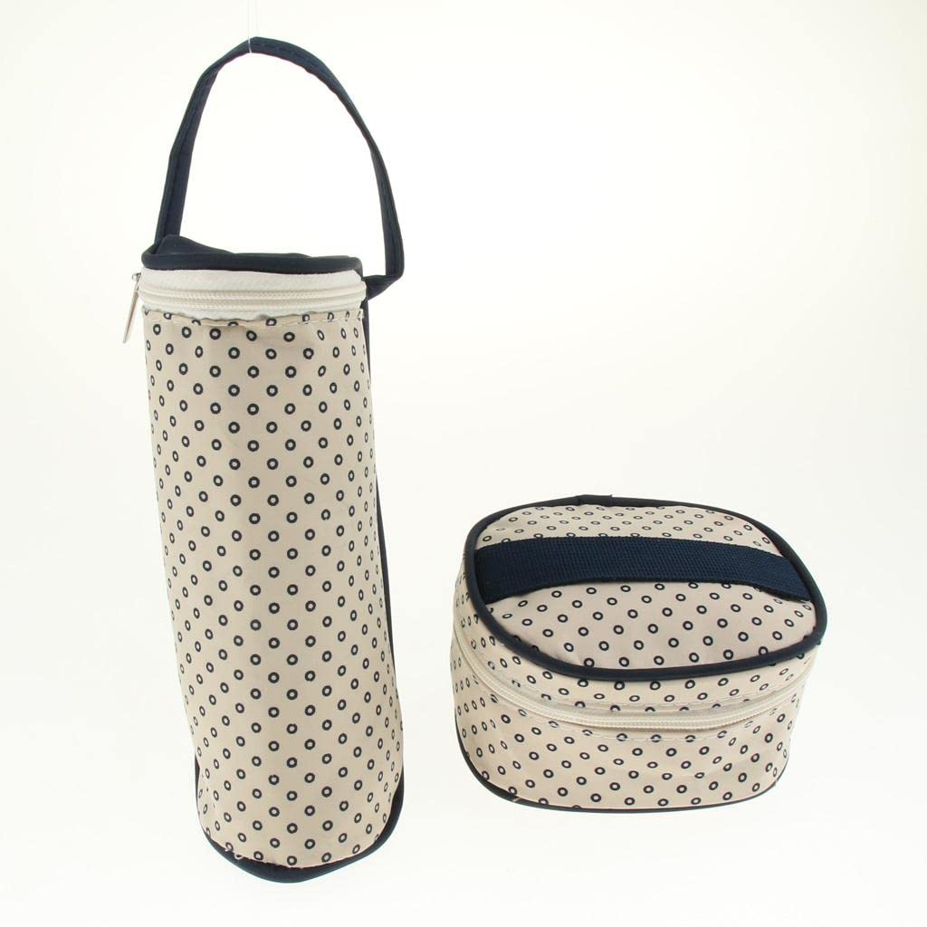 CALANDIS™ 5pcs Baby Diaper Nappy Changing Mat Bags Tote Mummy Handbag Dark Blue | Diaper Bags | Diapering-image-39