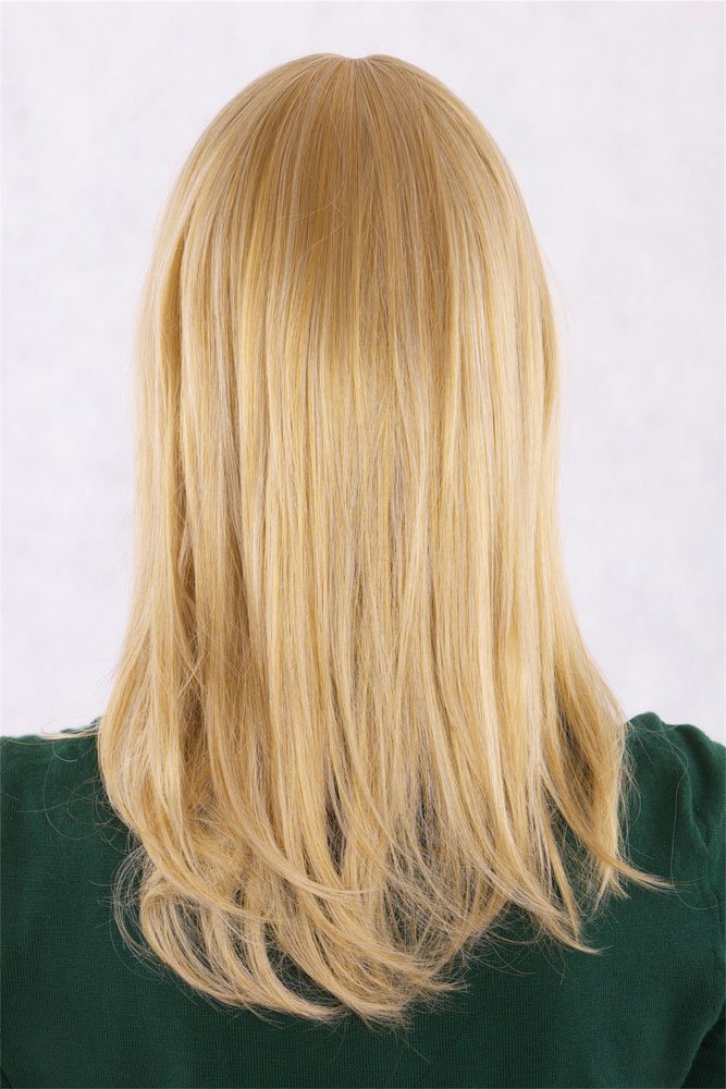 Perruque Longue Femme 'Noemie' - Biondo Chiaro Mechato Biondo Medio (blond Clair à Foncé), Synthétique, Neuve