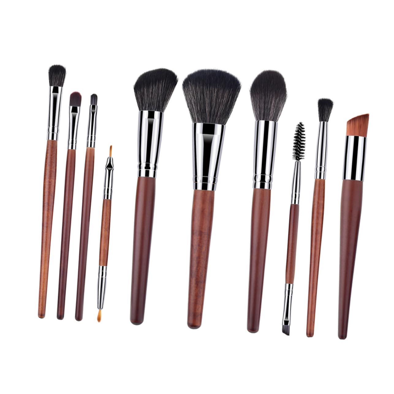 Beavorty 20 Pz Pennello Per Cosmetici Pennelli Make up Professionali Pennello Da Trucco Per Donna Pennello Da Trucco Professionale Pennello Per Cipria Maggiore Bambù Insieme Di Trucco
