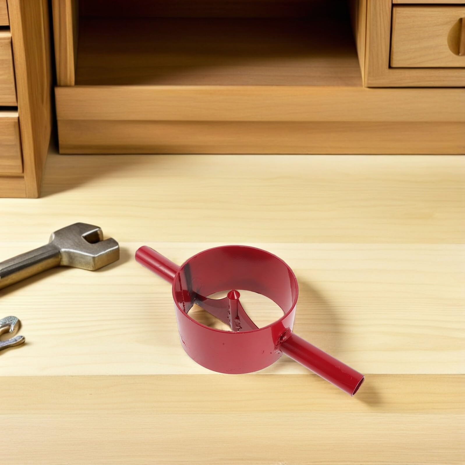 Cortador Manual de Bambú de Acero Resistente Dos Cortes, Divisor de Cañas para Bricolaje y Cestería, Herramienta Portátil para Jardín y Taller de Artesanía