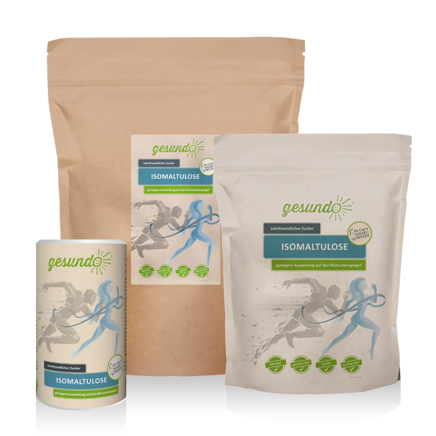 gesundo Isomaltulose Palatinose - Zuckerersatz - 2.5kg Beutel