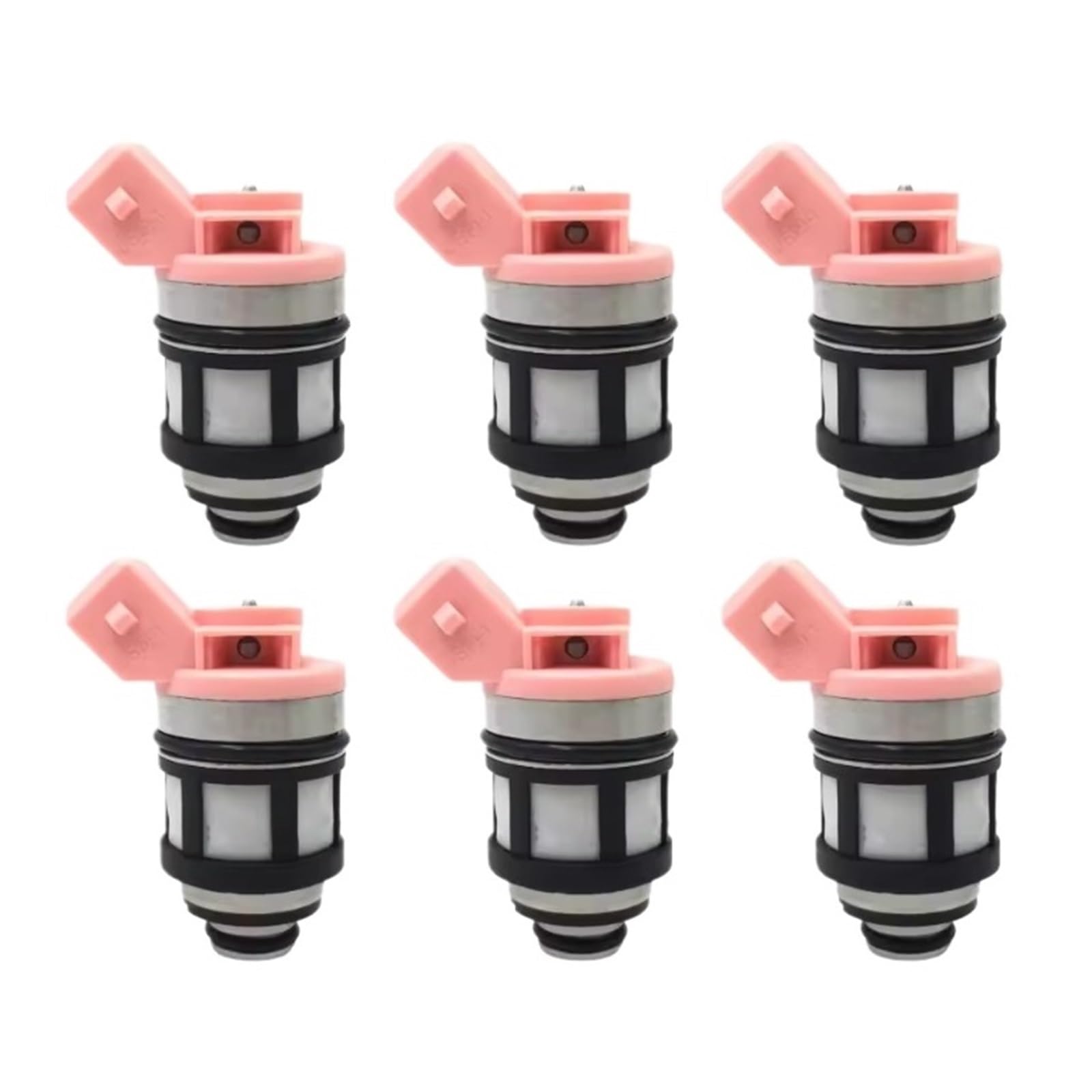 Gaozhigg One Color 6Pcs Fuel Injector 1660088G10 Compatible With Nissan D21 Pathfinder Quest 1989-1997 3.0L V6 Replacement Parts