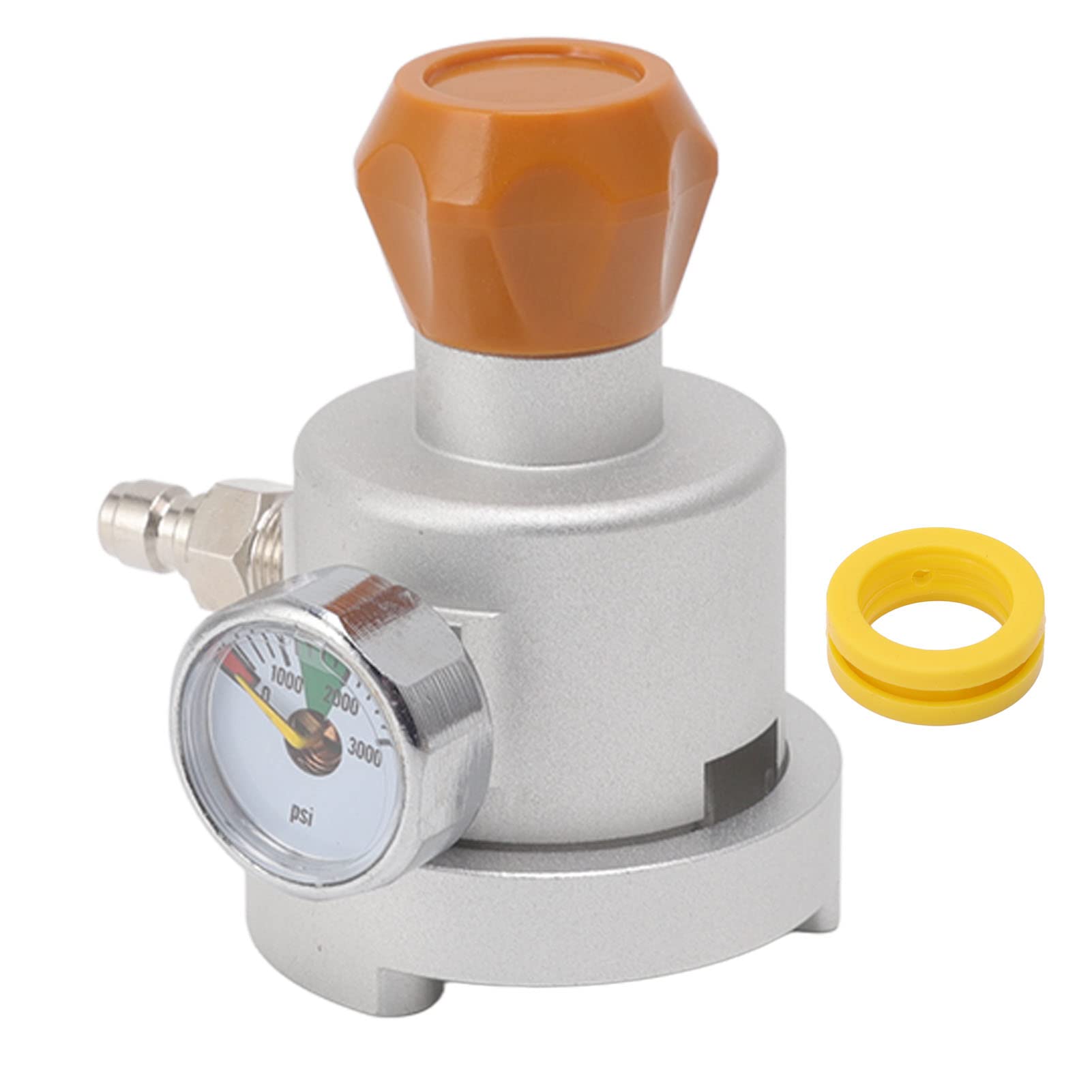 Adattatore Connettore Rapido per Soda Maker con Manometro per Bombola di CO2 Terra Art Spina Rapida Maschio da 8 Mm Resistente Alla Corrosione in Alluminio