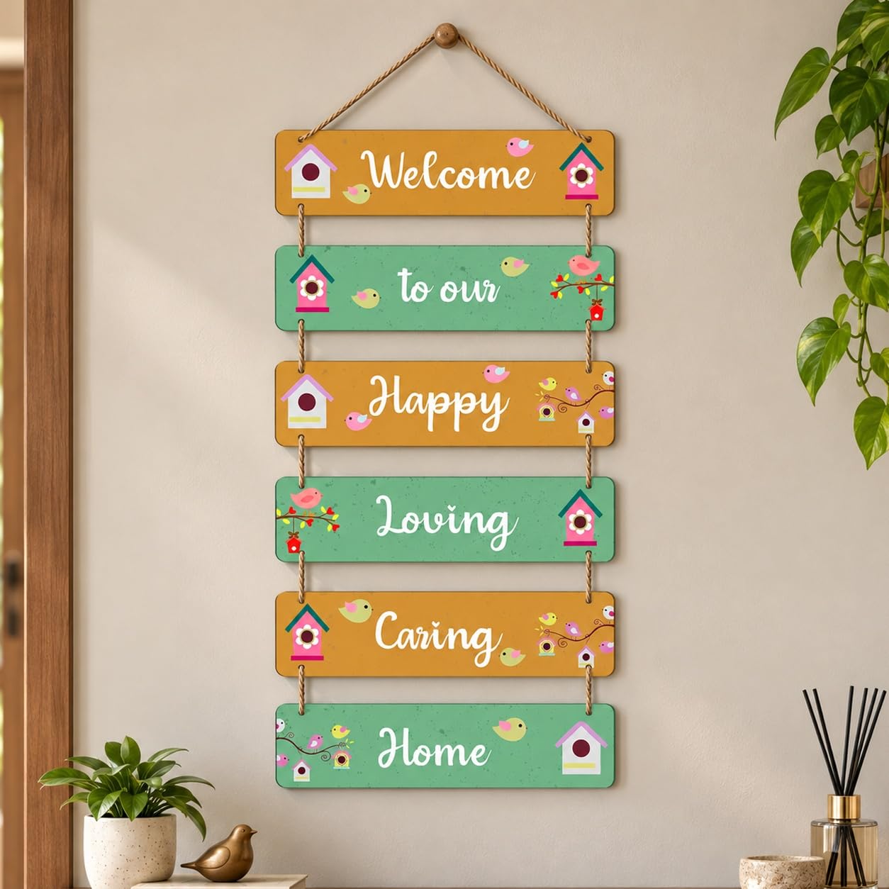 Artvibes Pichwai Wall Hanging - Wooden Decor -7 Artvibes Pichwai Wall Hanging - Wooden Decor -7