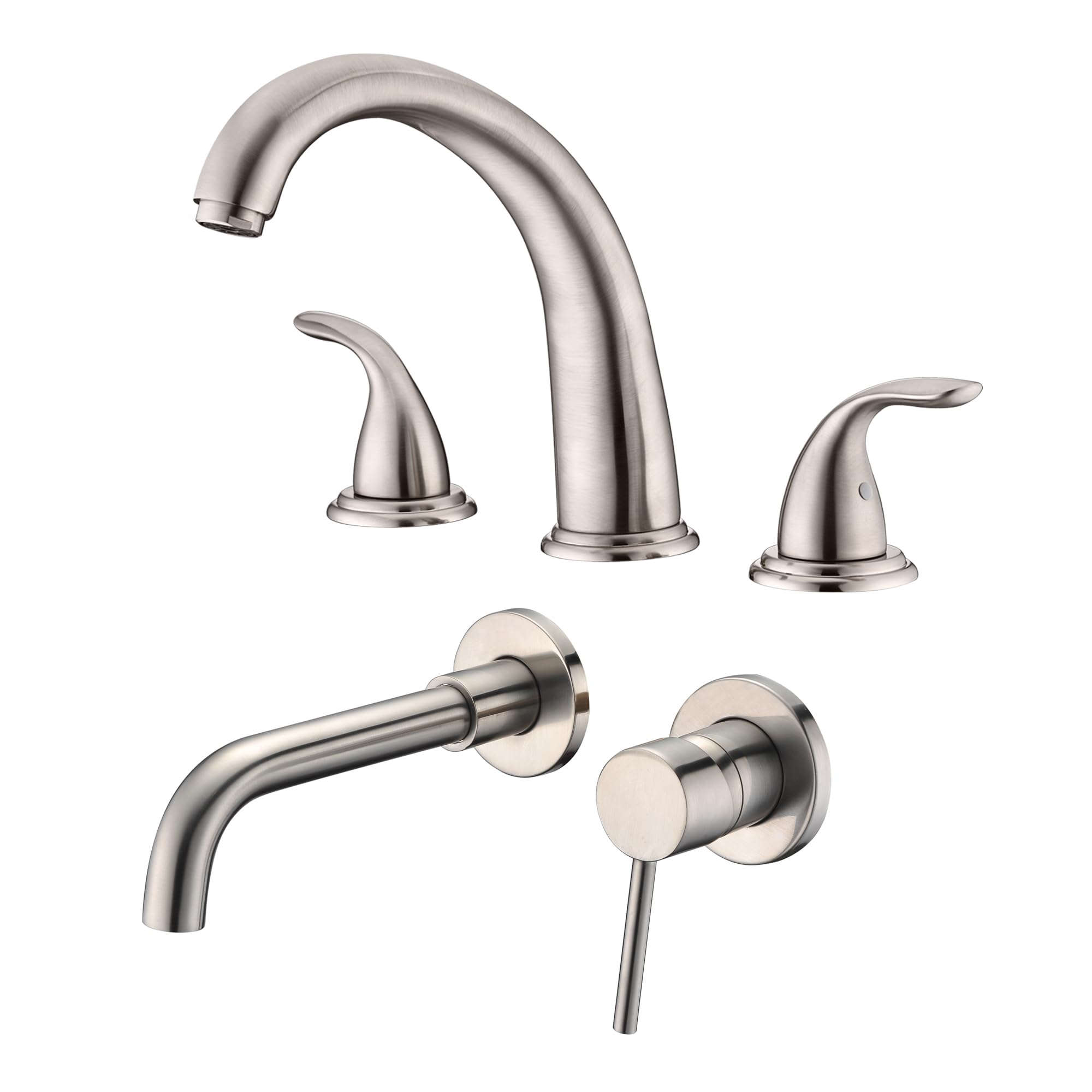 Nfusrxmbk Wall Mount Bathroom Faucet S1394ni+ Roman Tub Faucet S2169s-Bn