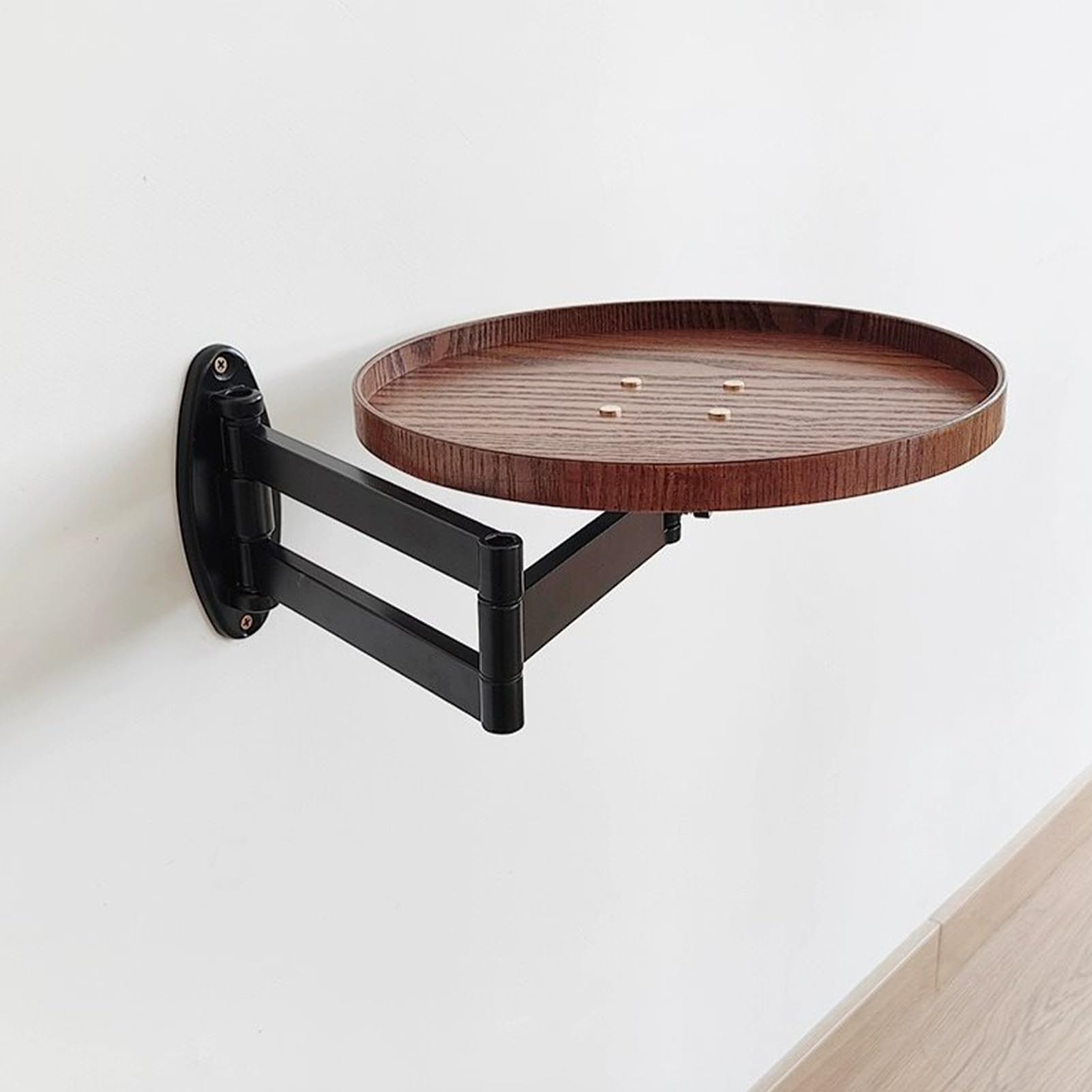 Generico Schwimmender Schreibtisch Für Wand, Wandmontiertisch - Rotierender Nachttisch | Einziehbarer Schwimmender Schreibtisch, Wandständer Für Wohnzimmer, Schlafzimmer, Lernen