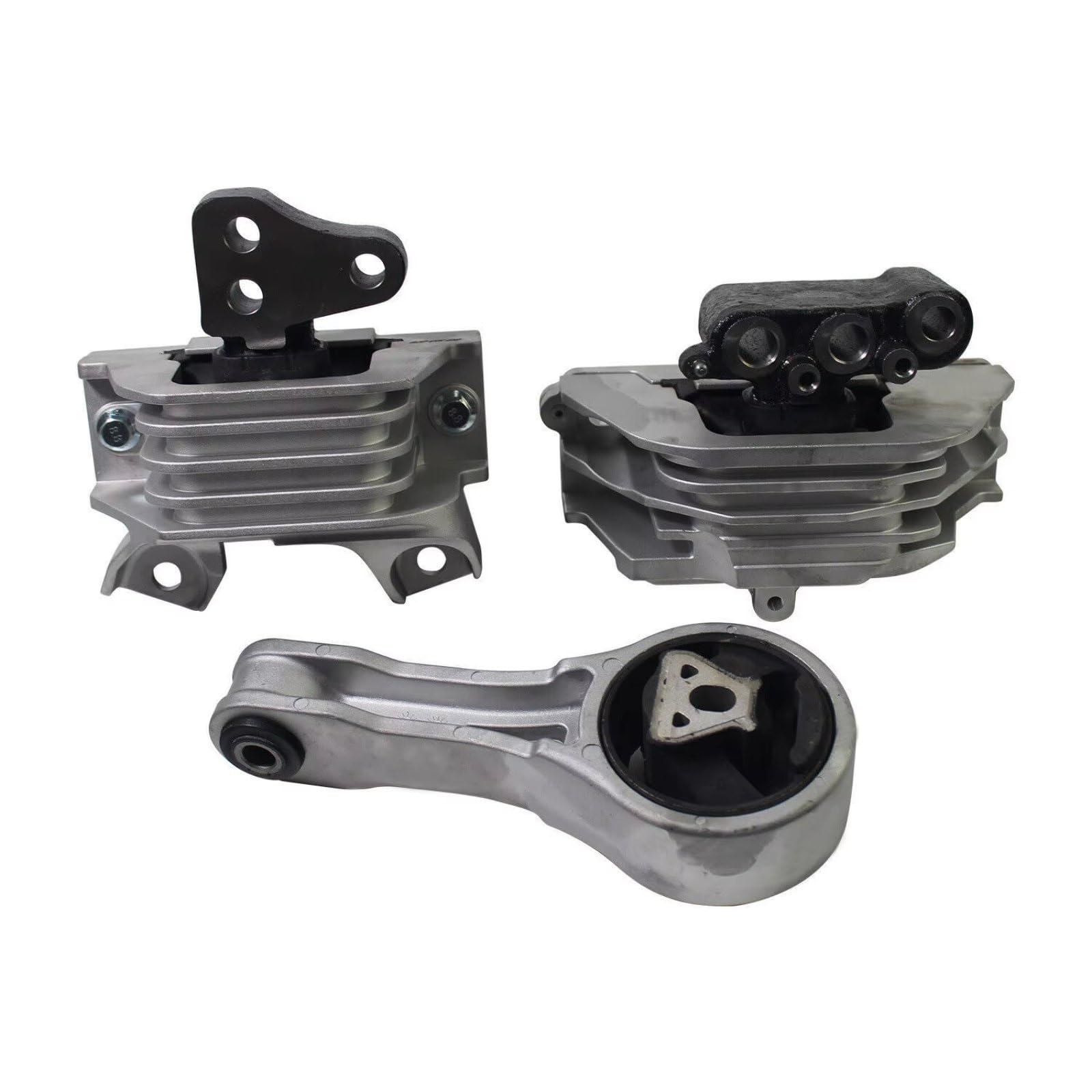 Automotive Engine Mounting Compatible with Dodge for Journey 2.4L 4L 2011-2017 3PCS Engine Motor Transmission Mount Torque Strut Bracket 5147130AE A5754 A5687