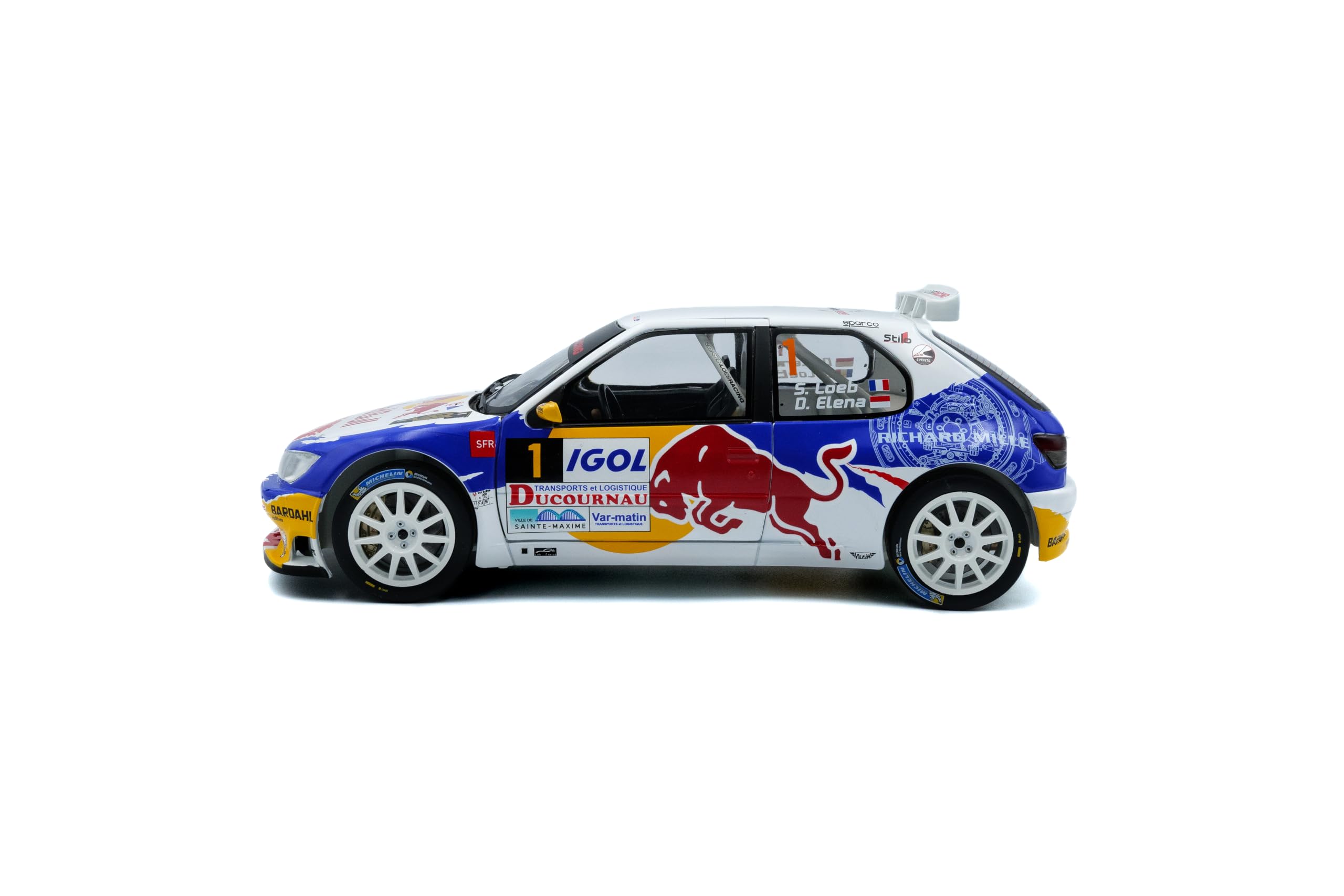1:18 Peugeot 306 Maxi White #1 Rally du VAR 2017