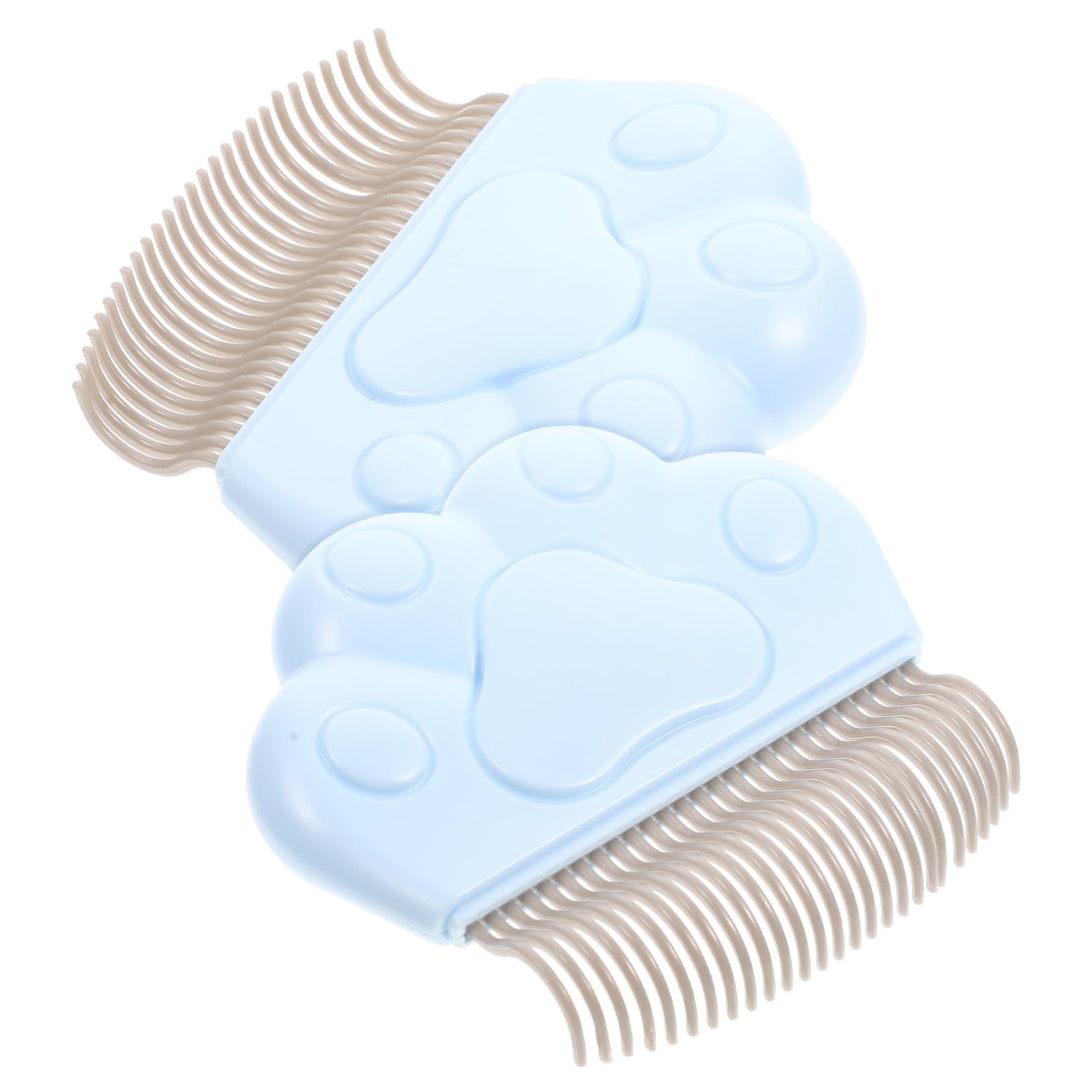 HEMOTON 2Pcs Design Combs Pet Grooming Brushes for Hair Removal for Dogs Cats Comfortable Easy to Use Knot Care
