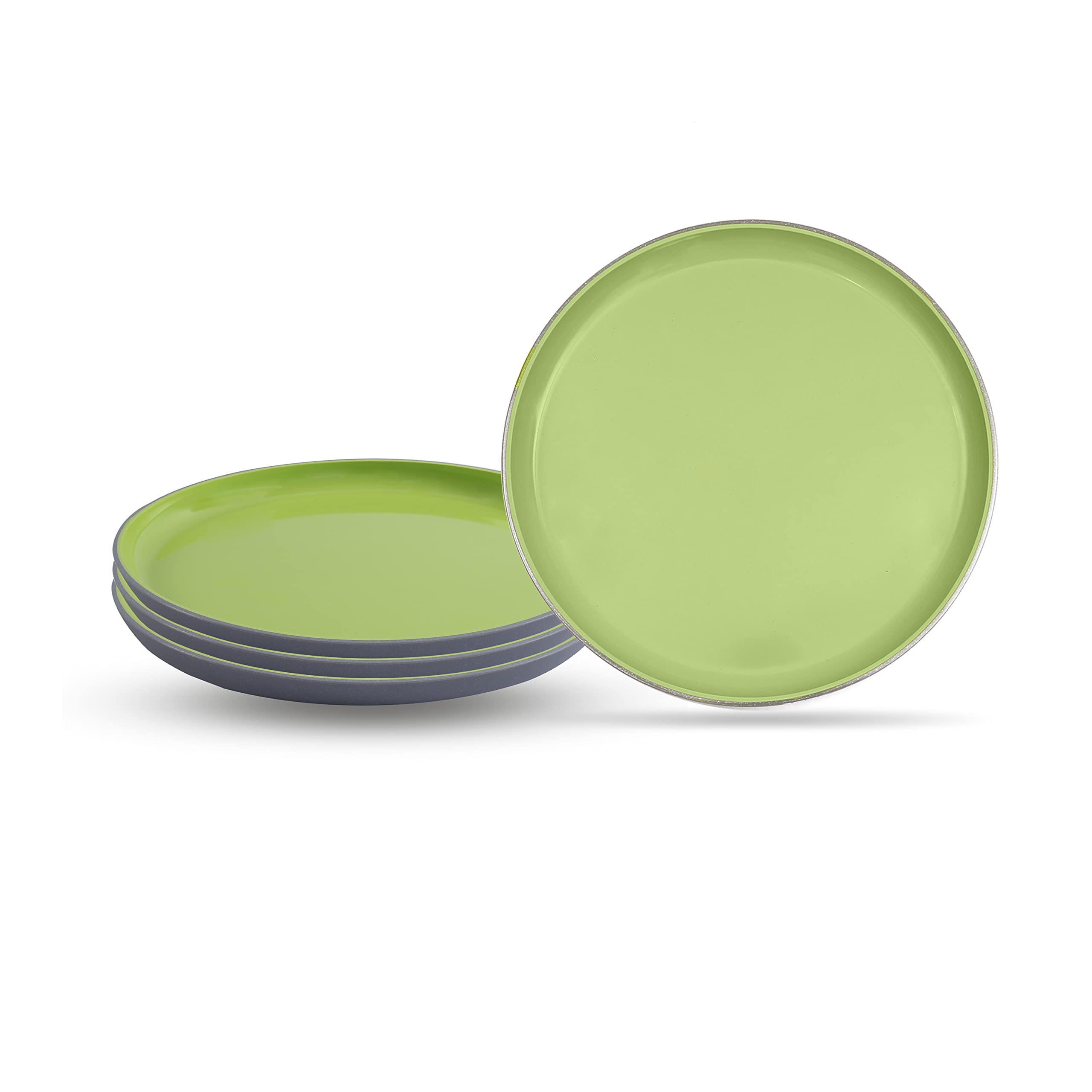 SuperwareSet of 4 Melamine Plates - 8" - Green