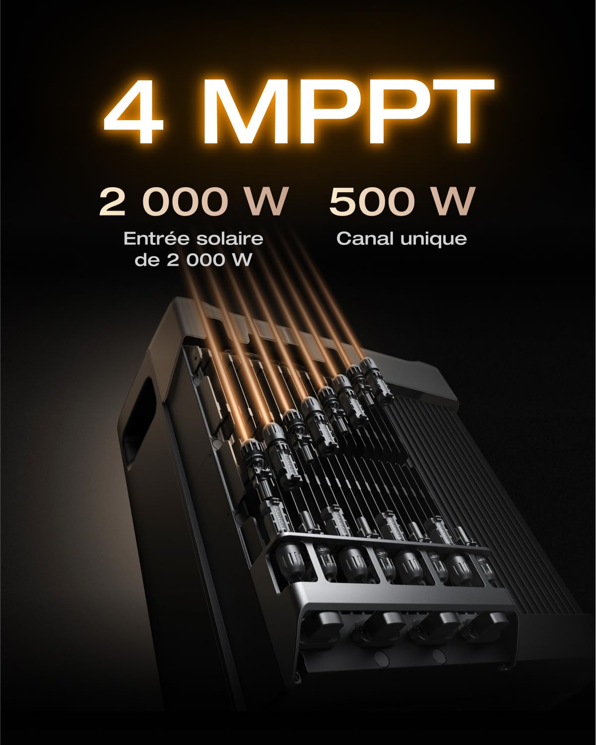 EF EcoFlow STREAM Ultra X Batterie 3,84 kWh pour kit solaire | Entrée solaire 2800 W (4 MPPT), seuls quelques petits défauts dans l'emballage, le produit n'a pas été utilisé(Reconditionné)