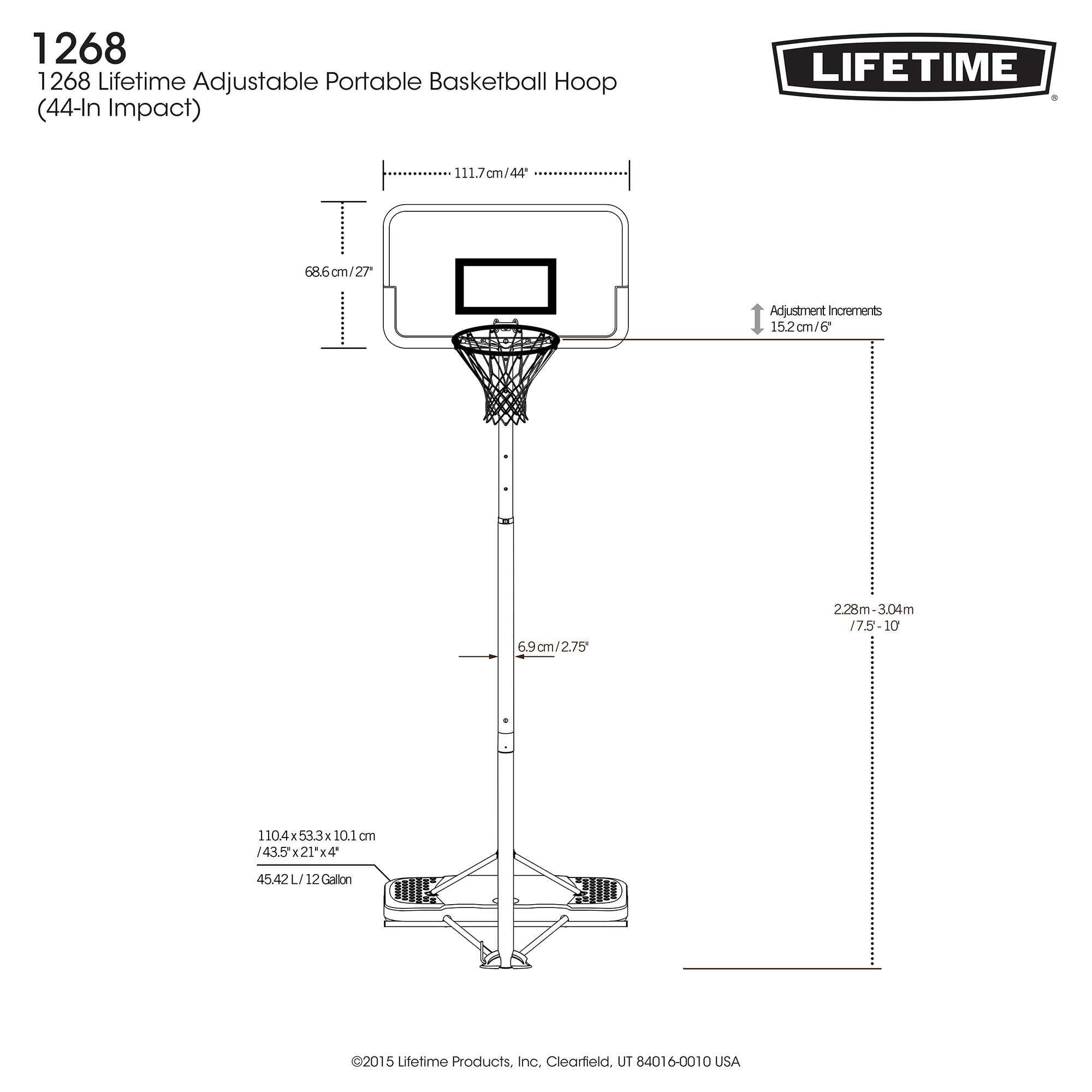 Life Time - Cleveland, Canestro da Basket