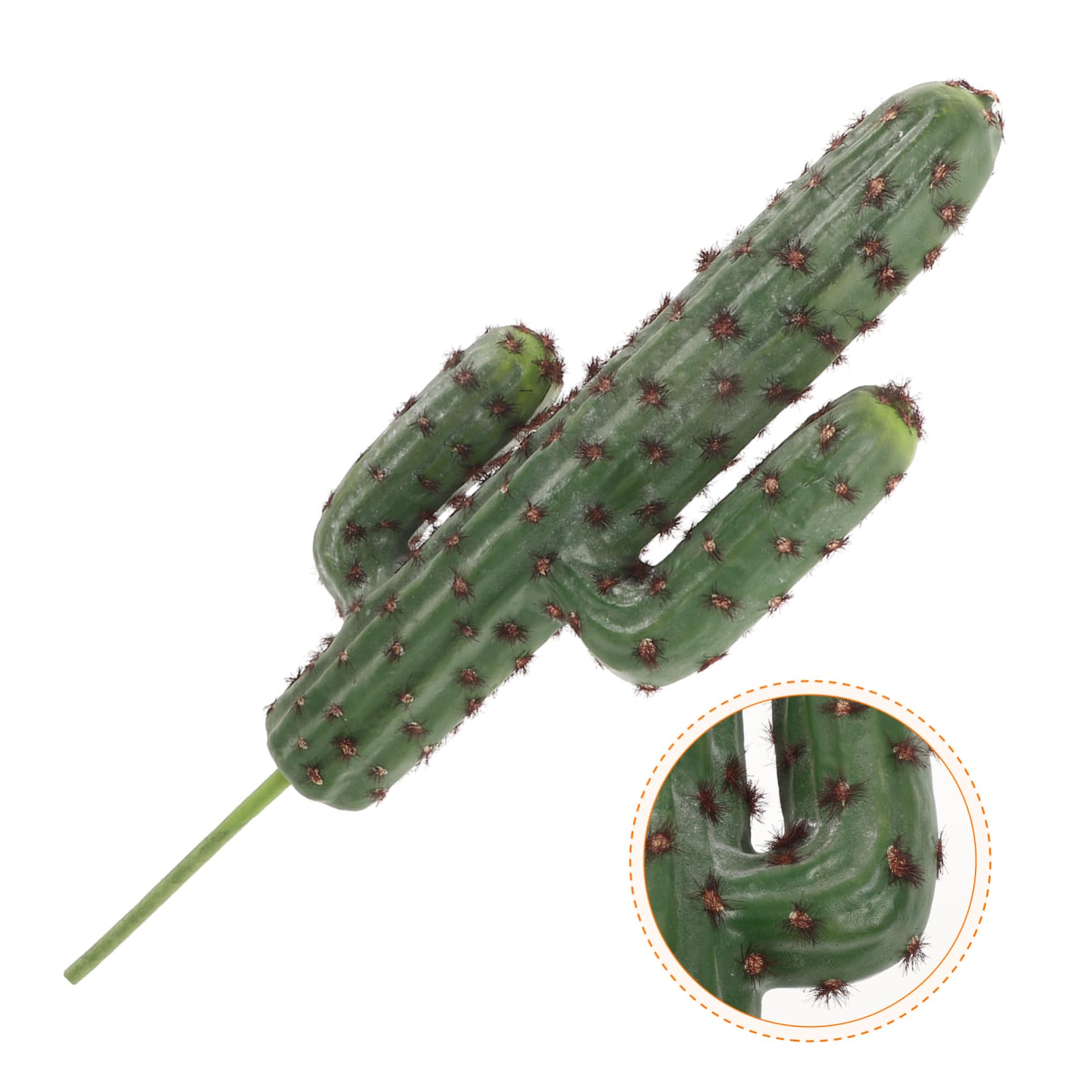 2 Estatuas De Cactus Artificiales Sin Maceta para Modelar para Decorar El Hogar.