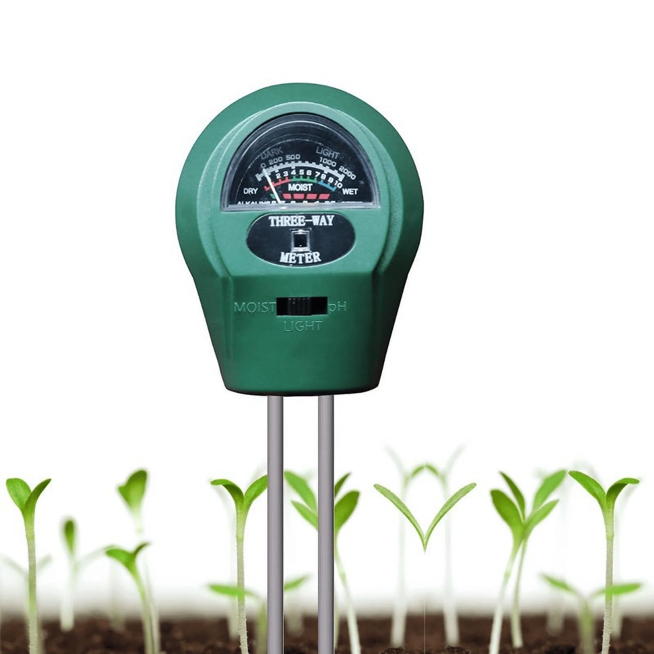R-TEK Soil Ph Meter Soil Moisture Sensor Solar Meter for Agriculture & Solar Light Meter, Moisture Meter for Garden Farm Lawn Plants, Acidity Moisture Sunlight Intensity Tester (B0DB62FXFW) Amazon Price History, Amazon Price Tracker