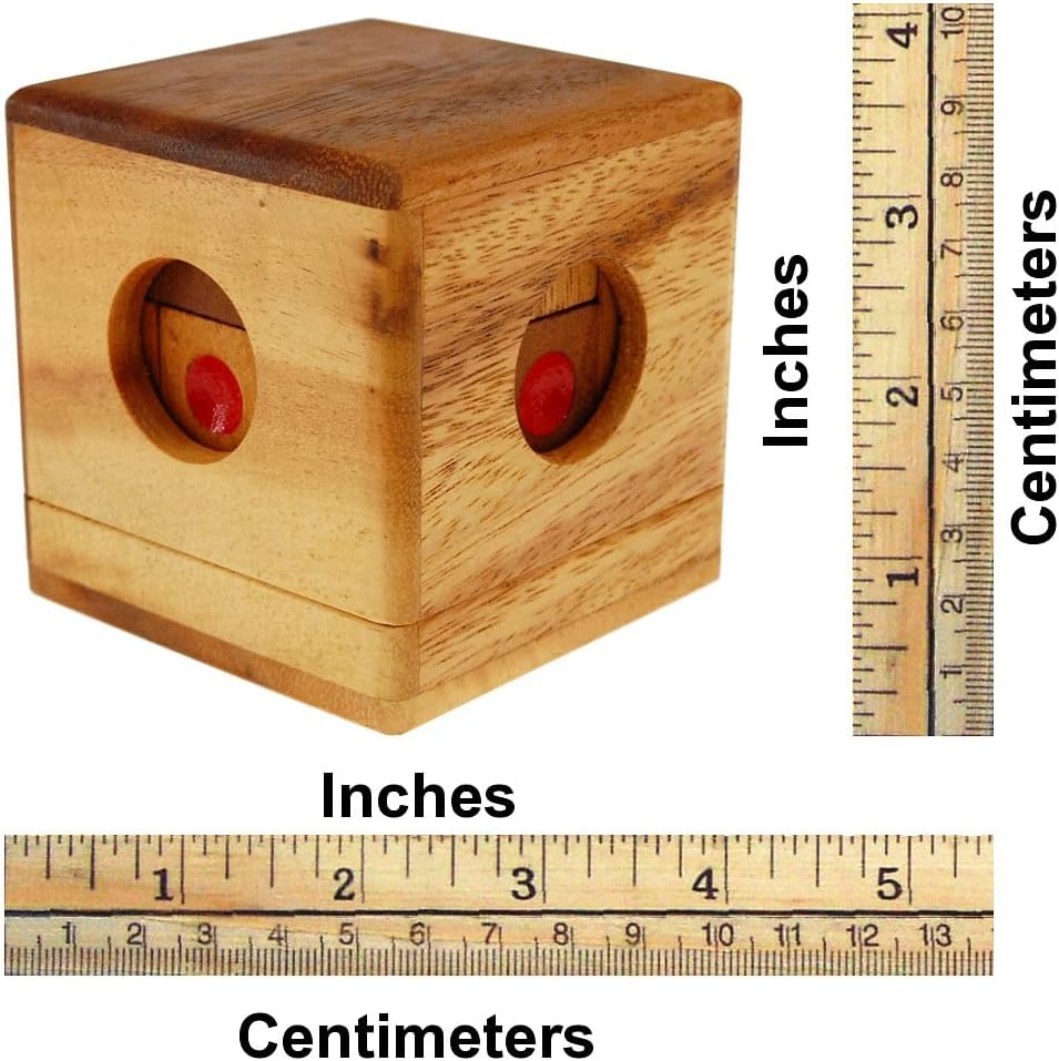 Dice Cube - 3D Wooden Brain Teaser Puzzle