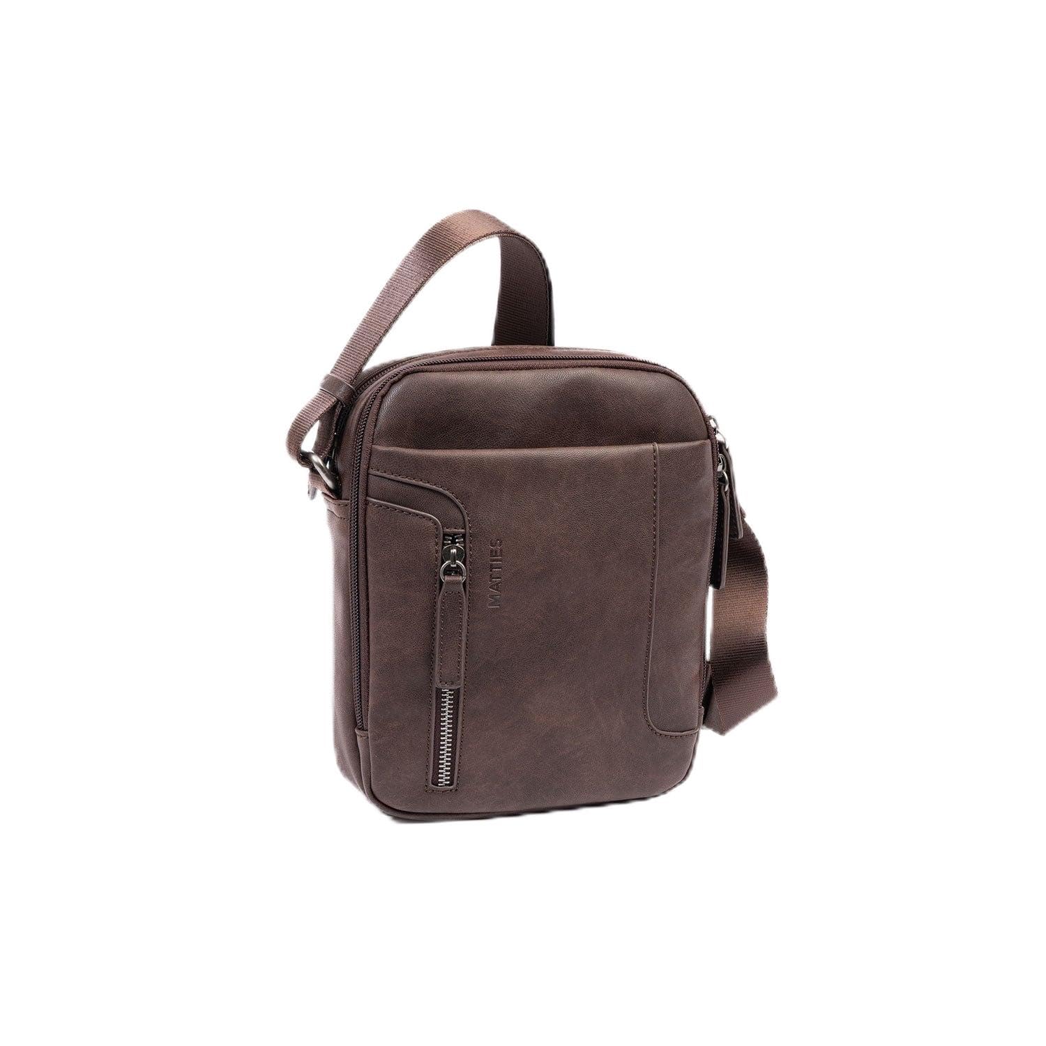 MATTIES Men's Juvenil Bags, Brown, 0cm x 19cm x 24cm