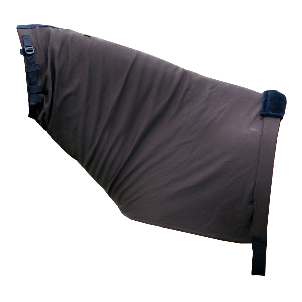 QHP Sección del Cuello Sweet Itch, Protectores para Caballos in Size: XL. - Marrón - XL