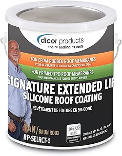 Dicor Corporation Rpselrct1 Signature Extended Life Rv покрытие крыши, Браун
