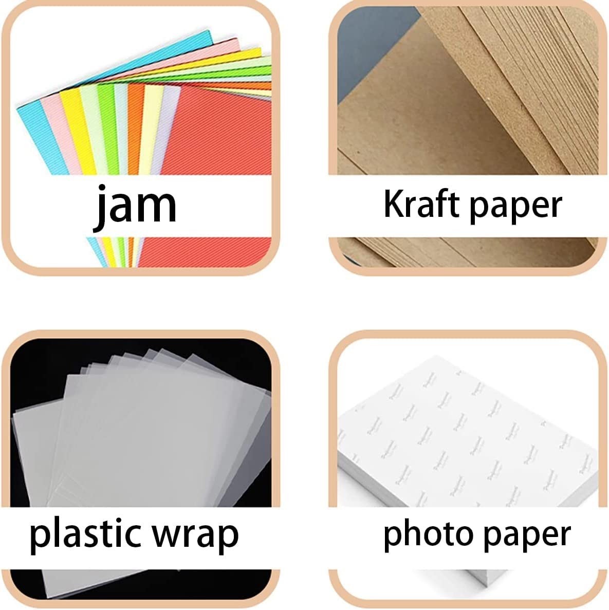 Papierschneider, Papierschneidemaschine, Guillotine-Trimmer, A4-Papierschneider mit Sicherheitsschutz und seitlichem Lineal, Schnittlänge für Foto-Geschenkkarten, Kraftpapier-Etiketten