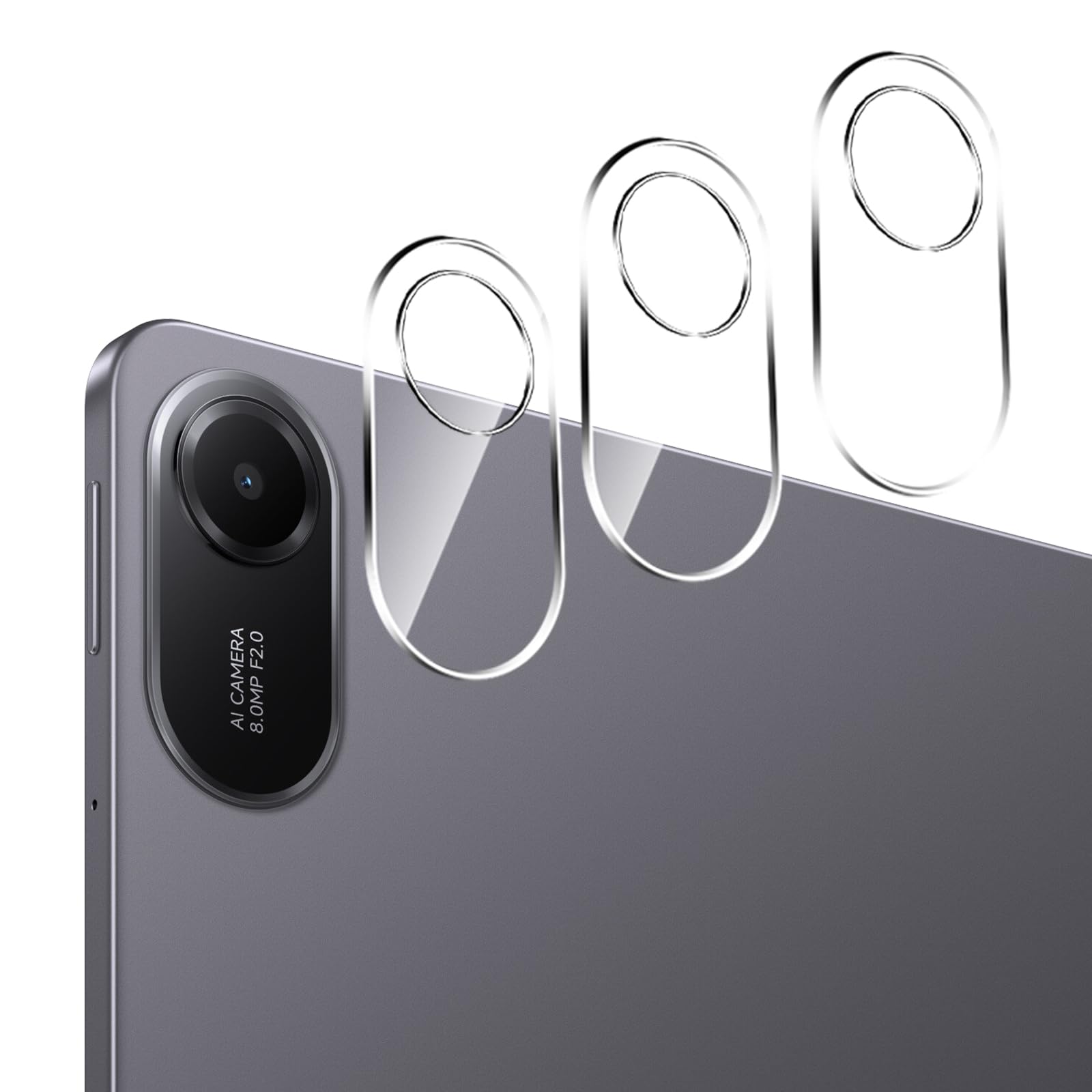 Vanrain Kameraschutz für Panzerglas für Xiaomi Redmi Pad 2 11 Zoll, 3 Stück 9H Härte Kamera Schutzglas Ultra-klar Kratzfest Linse Kamera Schutzfolie für Redmi Pad 2 11