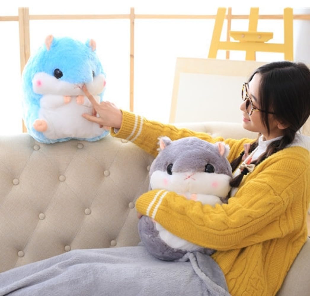 クソハムちゃん 中国限定 ぬいぐるみ ブランケット 爆暴仓鼠 毛毯抱枕 クソハムちゃん 中国限定 ぬいぐるみ ブランケット 爆暴仓鼠