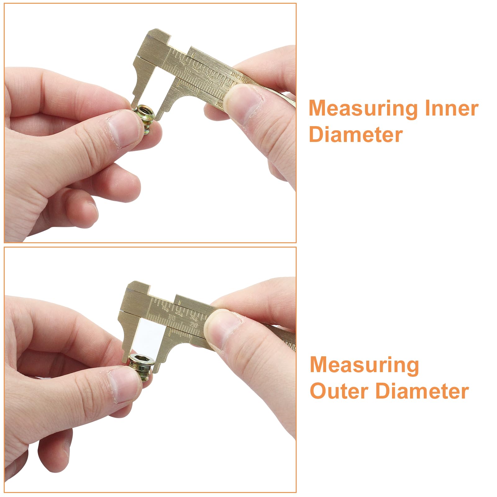 Brass Vernier Caliper - Precision Measurement Tool -4