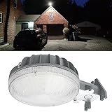 Owleye 6000LM Dusk to Dawn Outdoor Lighting LED Barn Light Security Lights, 42W 4000K Daylight, AC 110-240V, ETL Listed, Waterproof Outside Lights for Yard Warehouse Garage