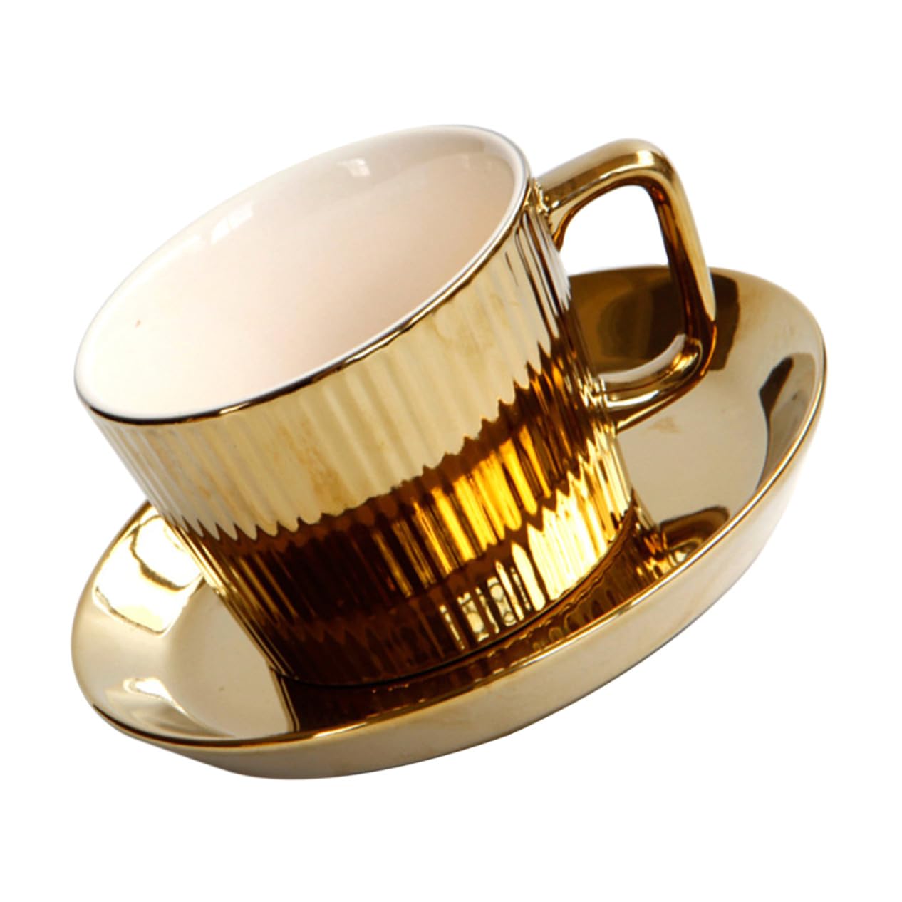 Tasse à café en céramique 250 ml avec soucoupe pour service individuel
