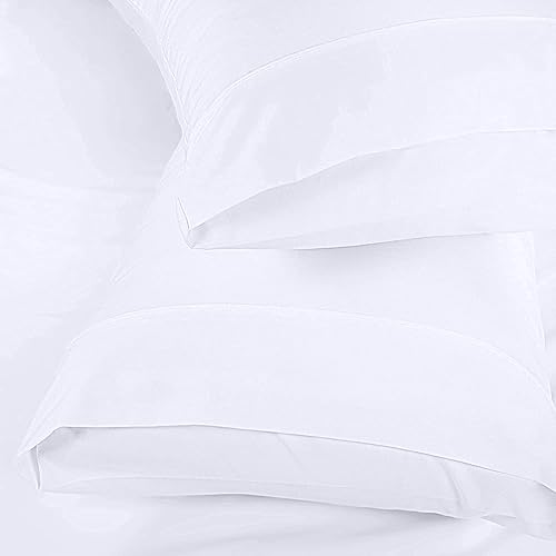 Miniatura 5 de Utopia Bedding -12 fundas de almohada blancas de microfibra cepillada, máxima suavidad y fácil cuidado, elegante confección con doble costura,