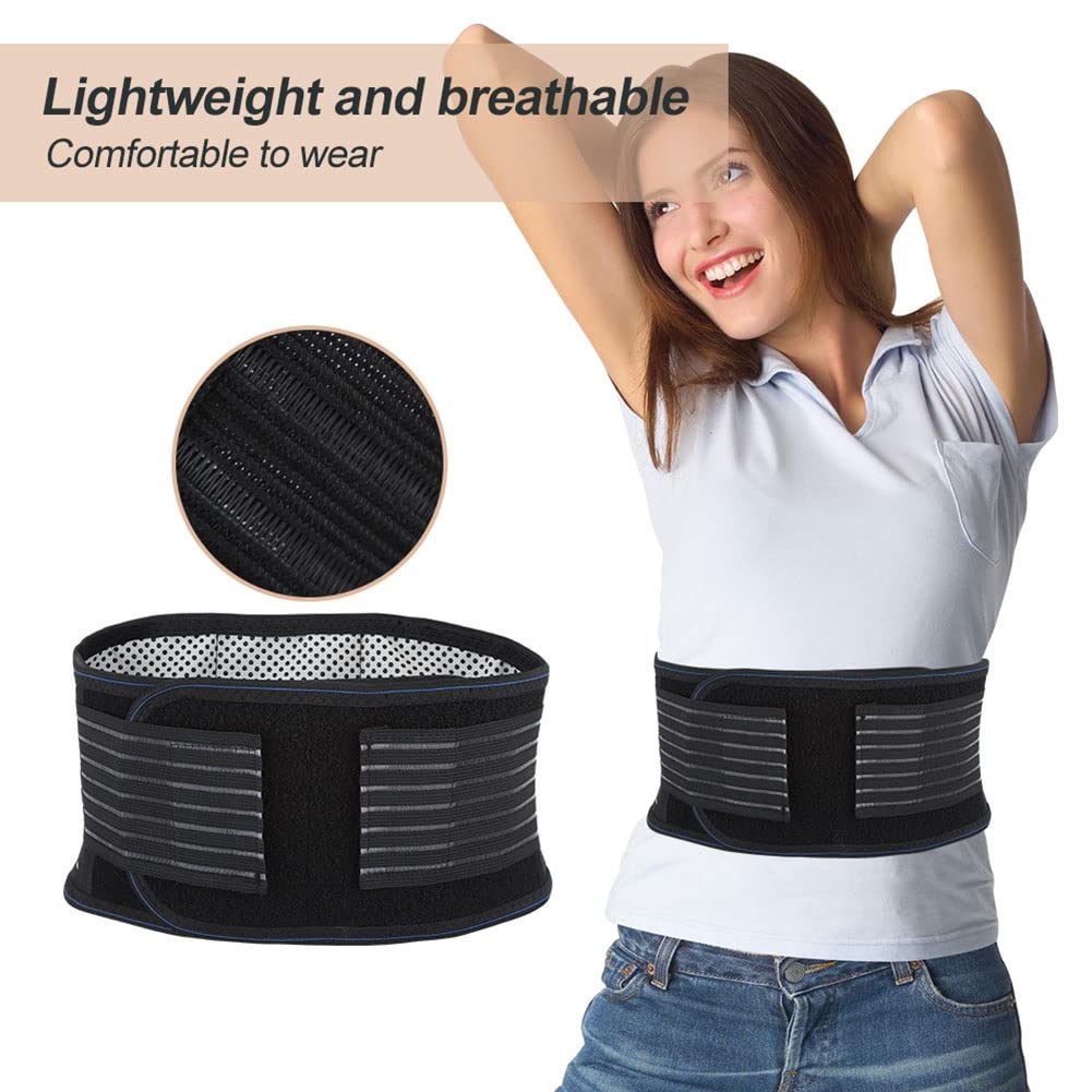 Cintura, con 10 Magneti Tormalina Autoriscaldanti Terapia Magnetica for Ernia del Disco Sciatica Scoliosi Uomini E Donne(M/Medium)