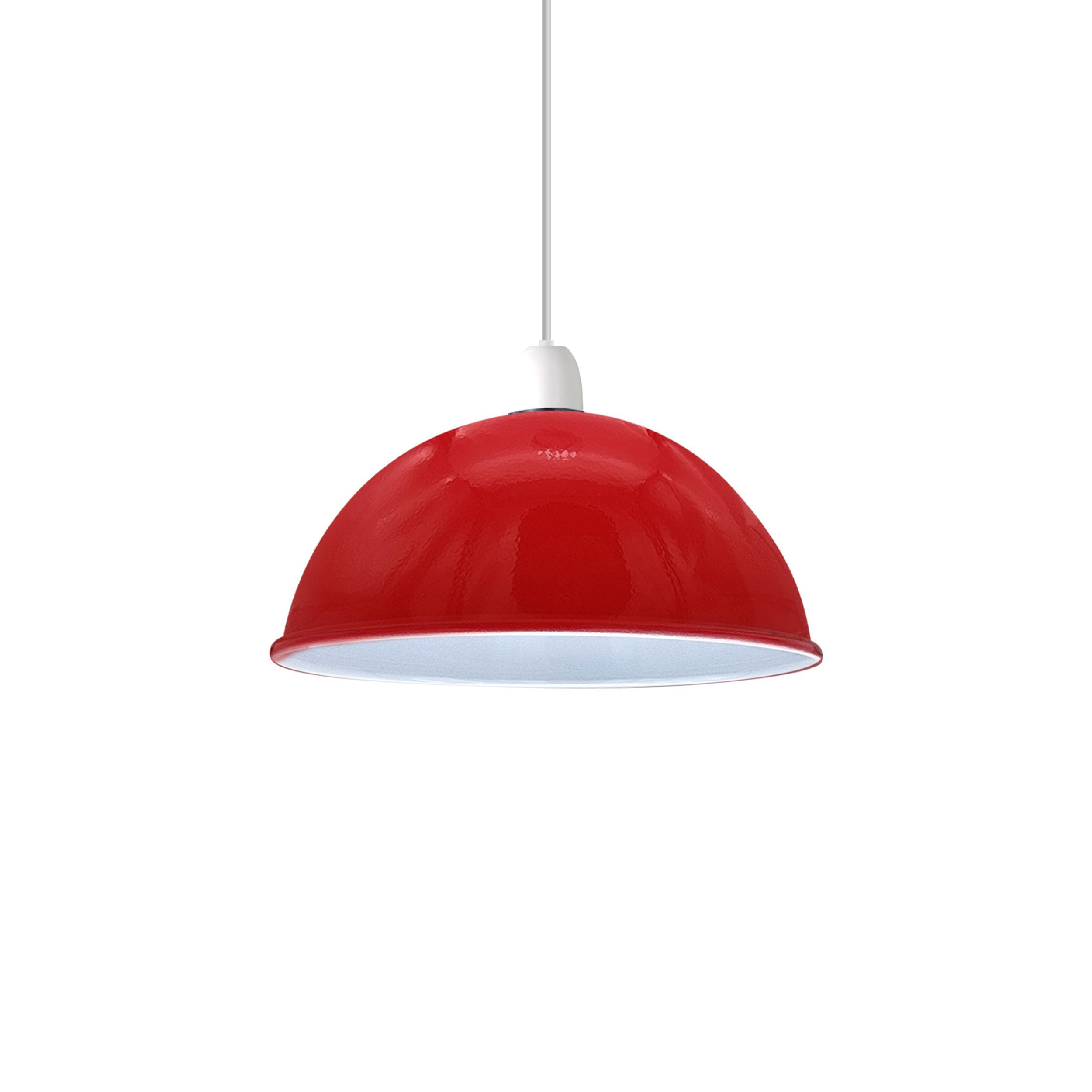 LEDSone Metal Industrial-Lamp Shade Ceiling Light Shade 30cm Easy Fit Dome Lampshades for Ceiling Light Fitting Bedroom, Kitchen, Living Room,Restaurant โ image 1