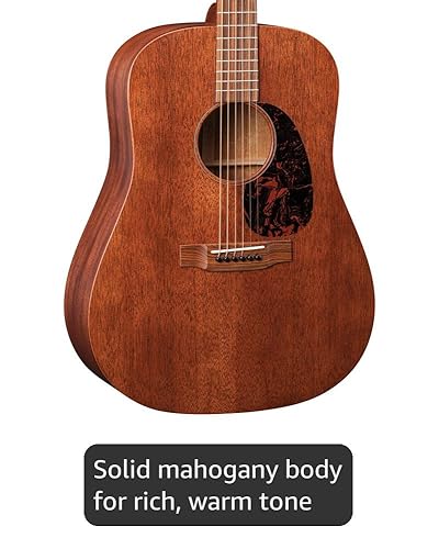 Amazon.com: Martin Guitar D-15M with Gig Bag, Acoustic Guitar for