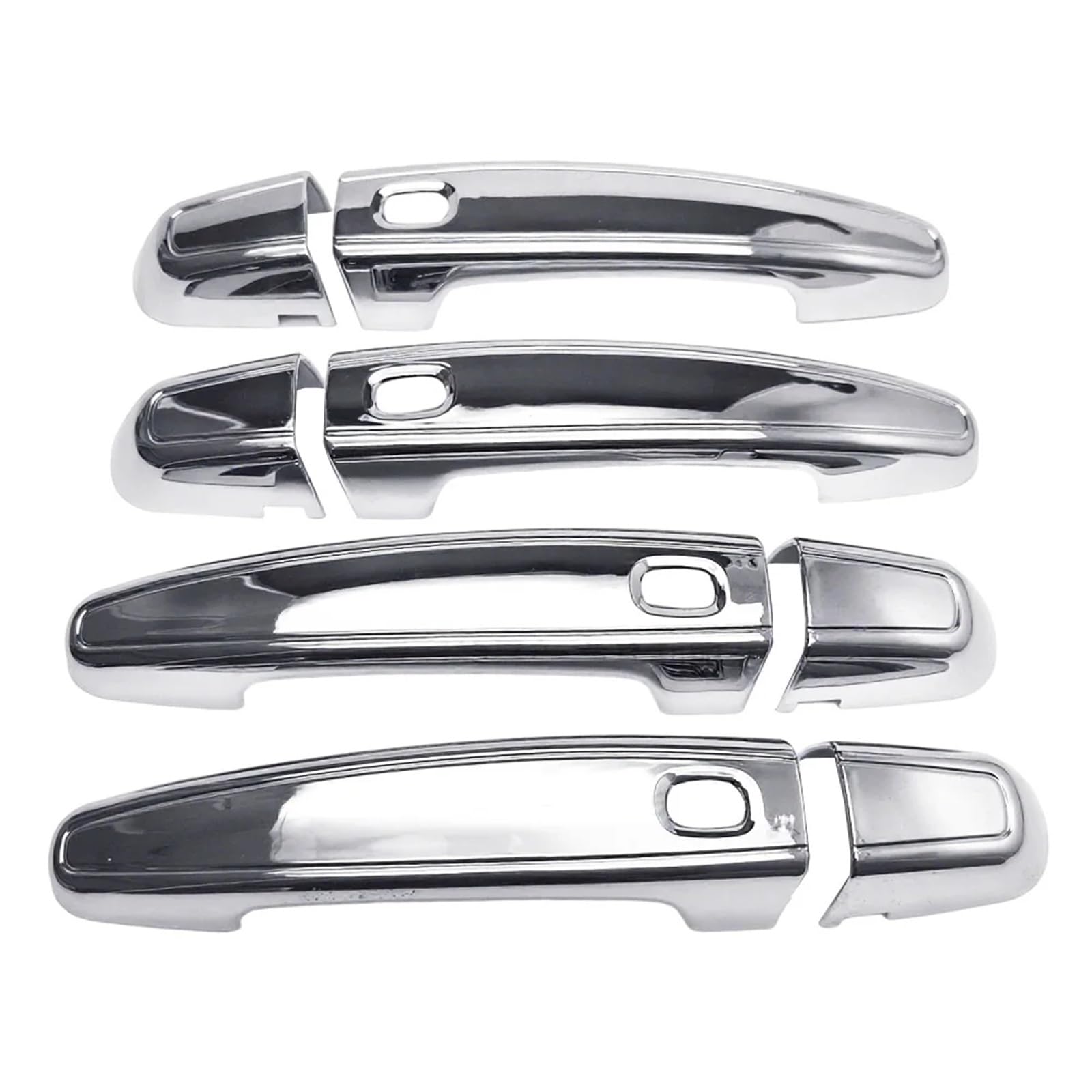 Rdwspli One Color Exterior Handle Shell Compatible With Chevy For Malibu 2016 2017 2018 2019 2020 2021 2022 Exterior Door Handle Cover Trim Set Chrome Silver Car Front Rear