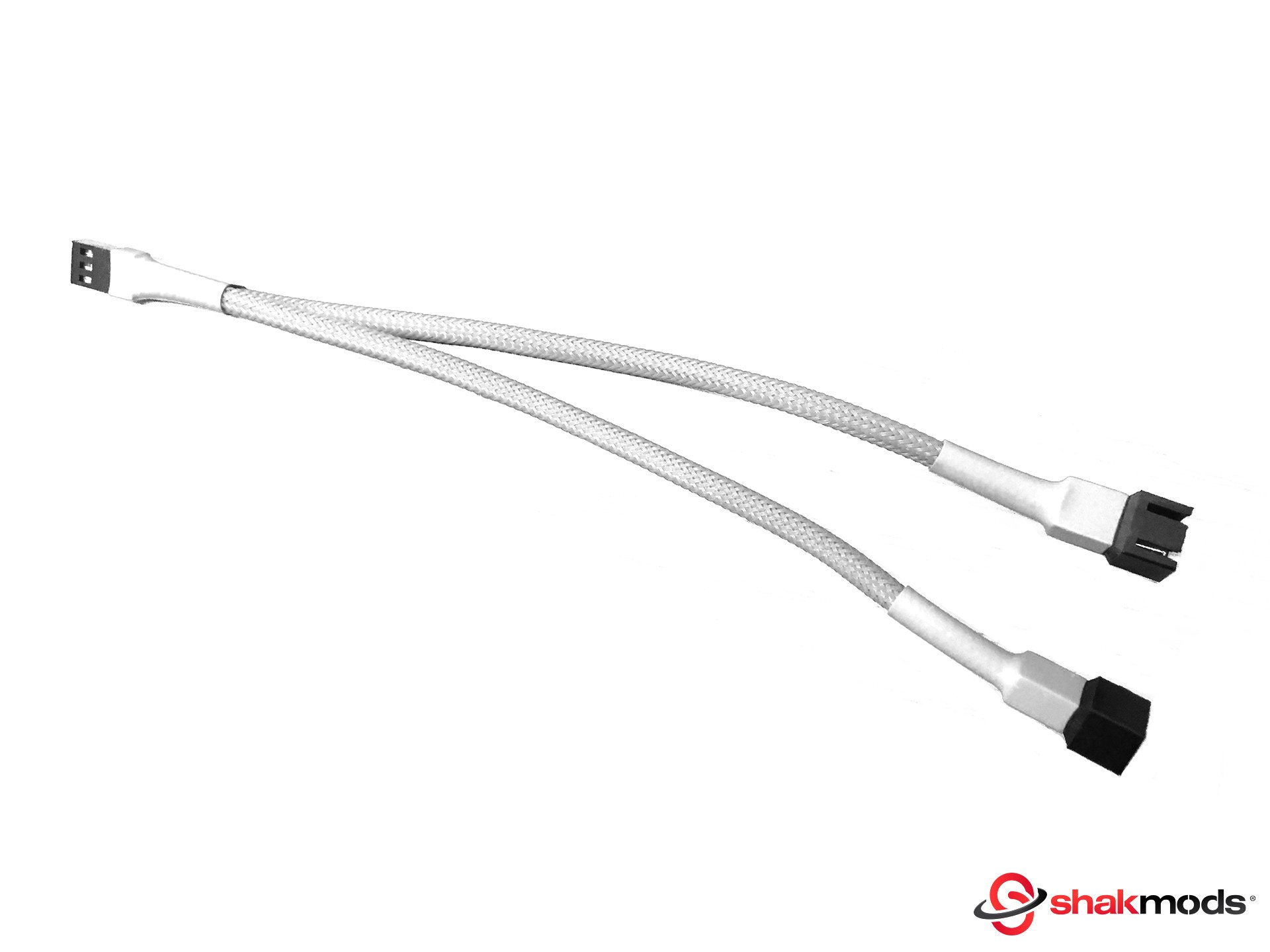 DZS Elec Cable Divisor De Ventilador PWM De 4 Vías, Extensión De Alimentación De Ventilador De