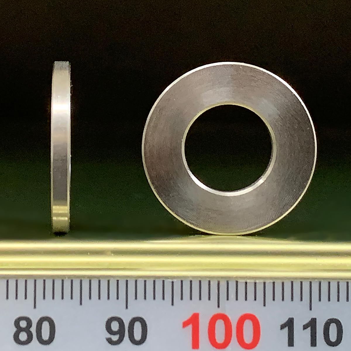 ステンレスカラー内径19ｍｍ×外径35ｍｍ×長さ10ｍｍ×2ケ,厚さ5ｍｍ×2ケ スペーサー ステンレス M8 用 内径8.2mm 外径14mm 長さ35mm 2個
