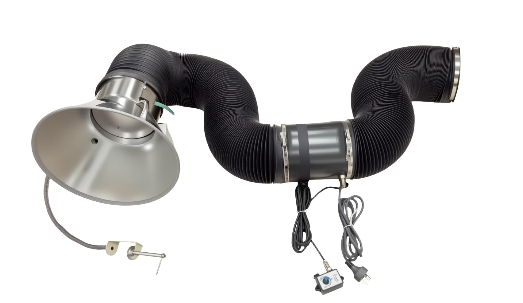 Amazon.co.jp: ダクトファン 焼肉排煙換気扇スーツ 150mmダクト用
