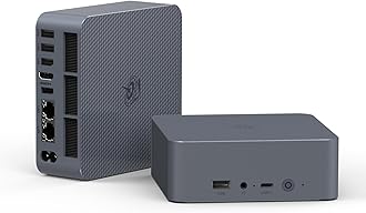 - EQI Mini PC W-11 Pro i3-1220P 32GB DDR4 1TB NVMe M.2 SSD Dual Display 4K@60Hz Output, Wi-Fi 6, RJ45, Built in PSU Office Mini Computer