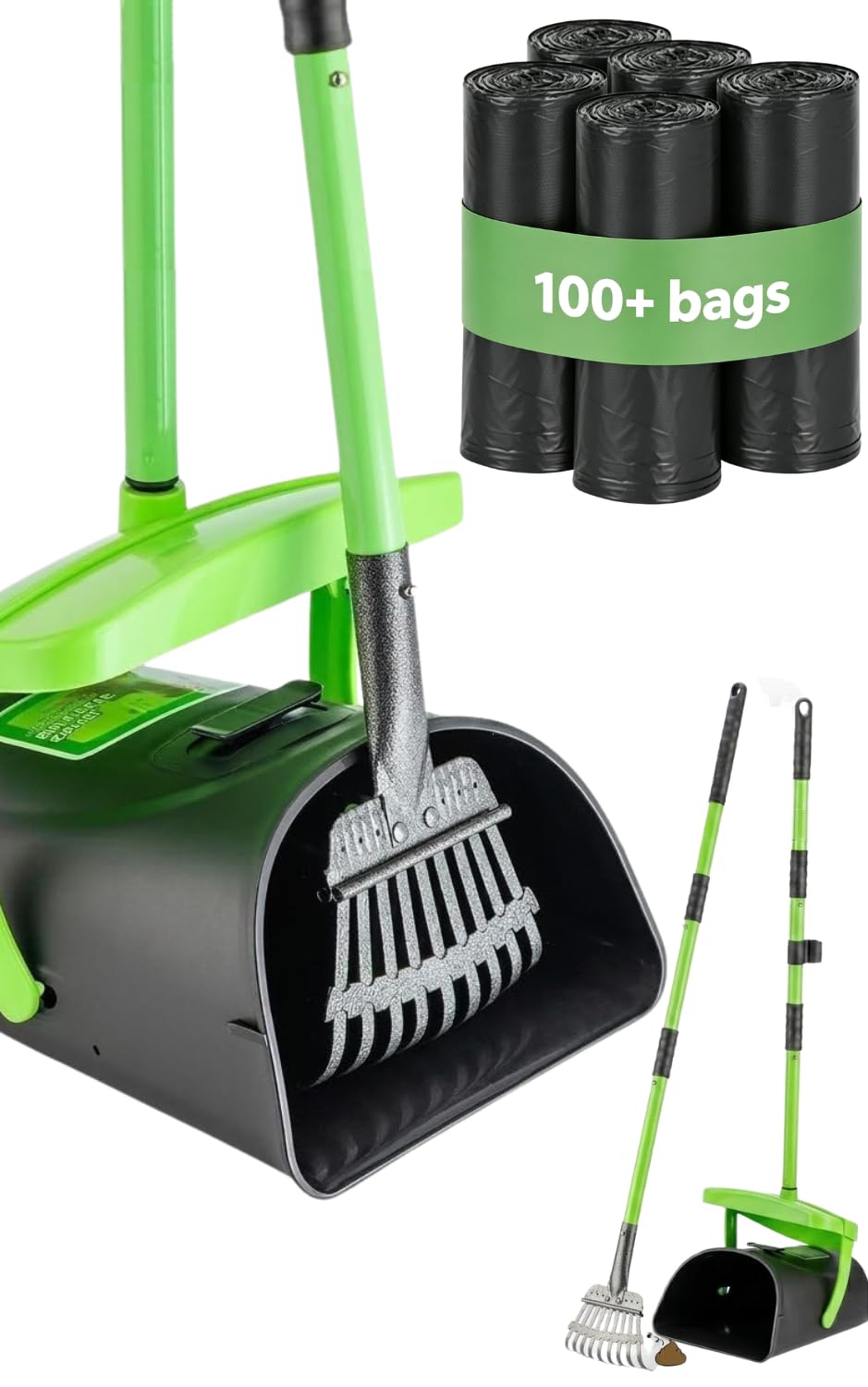 Photo 1 of MXF Pooper Scooper Set - Extra Large, Light Green